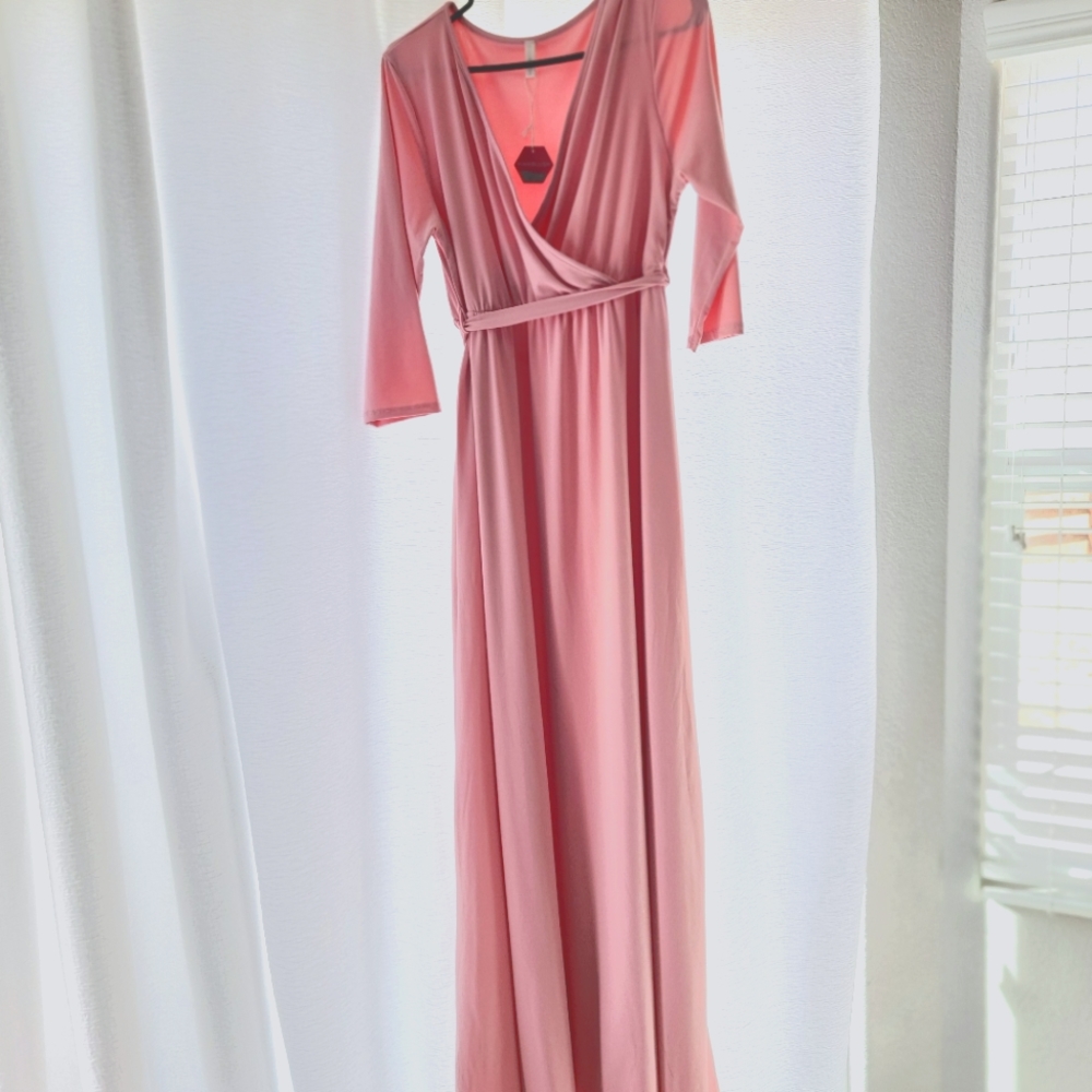 Pink Blush Light Pink/Blush Maternity Dress